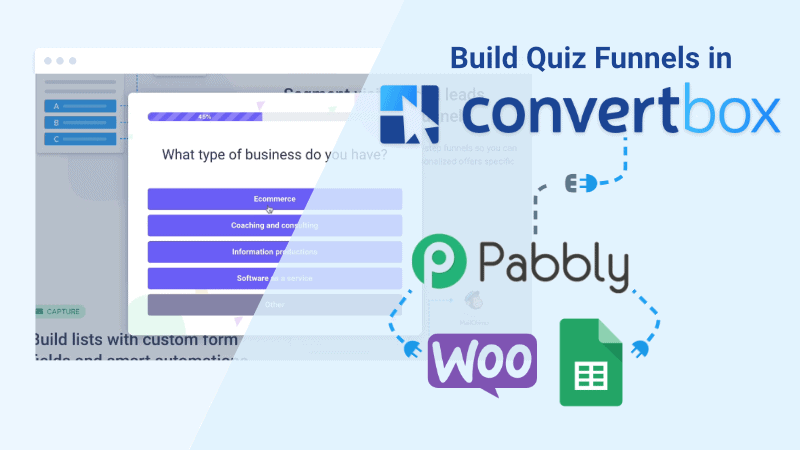 ConvertBox Quiz Funnels with WooCommerce & Google Sheets
